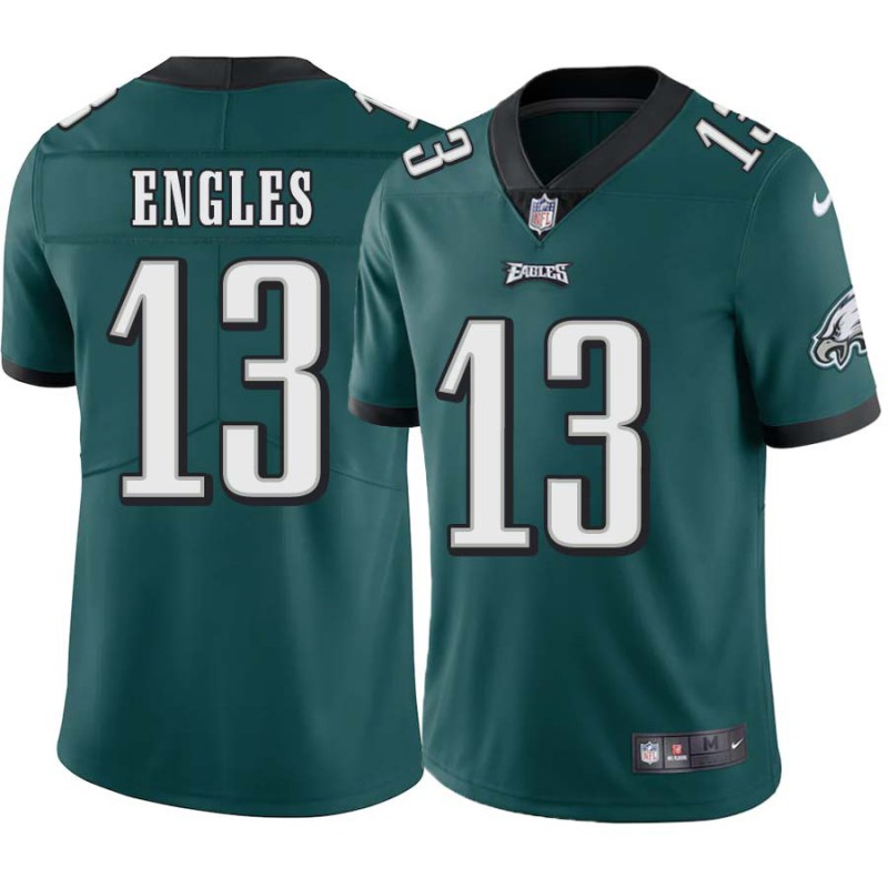 Rick Engles #13 Eagles Cheap Green Jersey