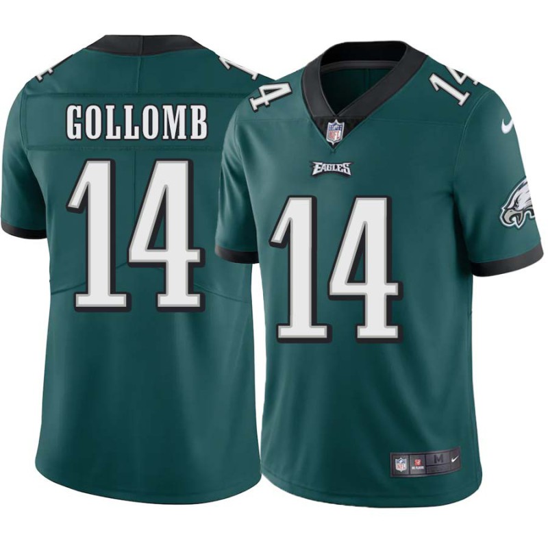 Rudy Gollomb #14 Eagles Cheap Green Jersey