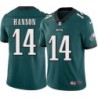 Homer Hanson #14 Eagles Cheap Green Jersey