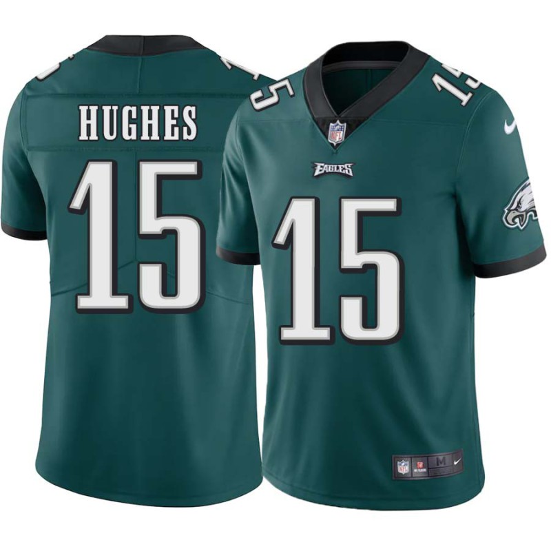 Billy Hughes #15 Eagles Cheap Green Jersey