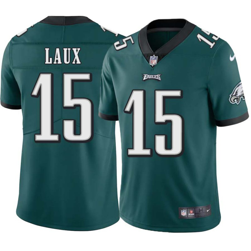 Ted Laux #15 Eagles Cheap Green Jersey