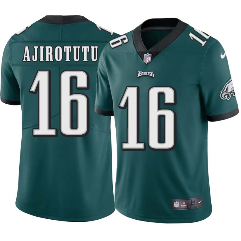 Seyi Ajirotutu #16 Eagles Cheap Green Jersey