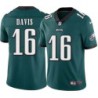 Red Davis #16 Eagles Cheap Green Jersey