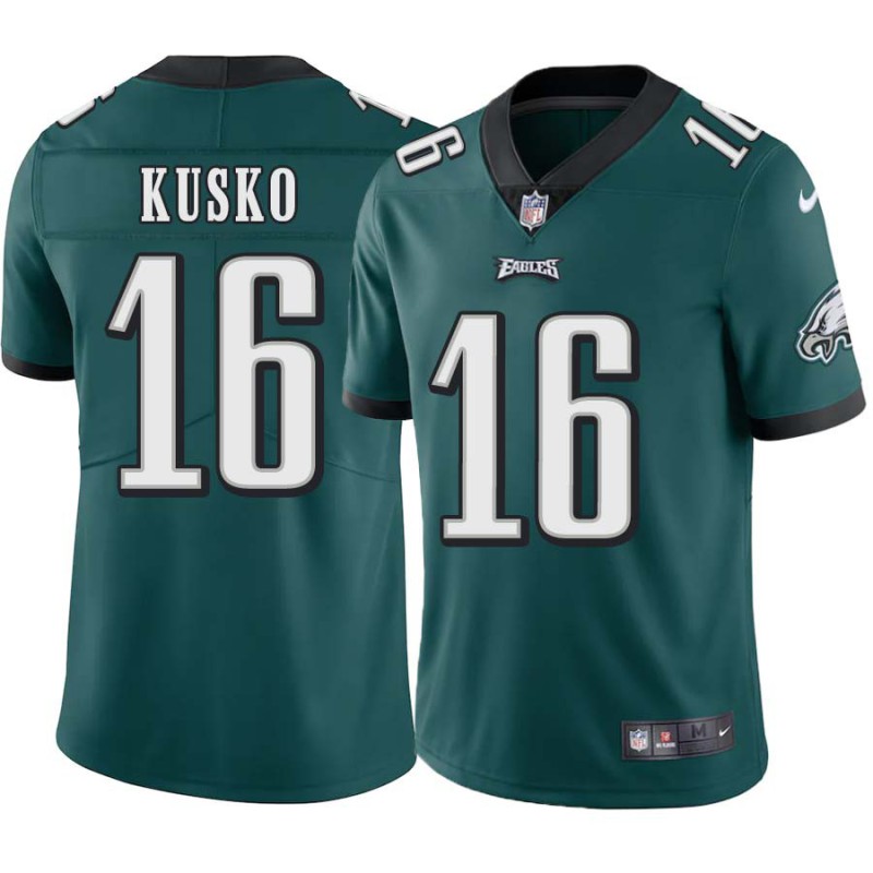 John Kusko #16 Eagles Cheap Green Jersey