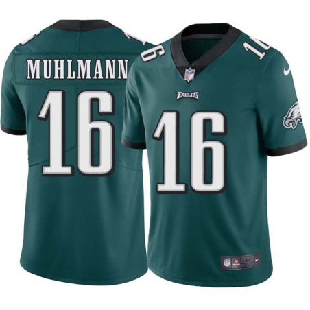 Horst Muhlmann #16 Eagles Cheap Green Jersey