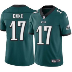 Fred Enke #17 Eagles Cheap Green Jersey