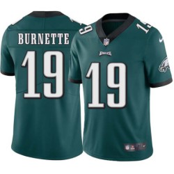 Tom Burnette #19 Eagles Cheap Green Jersey