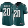 Jimmy Harris #20 Eagles Cheap Green Jersey