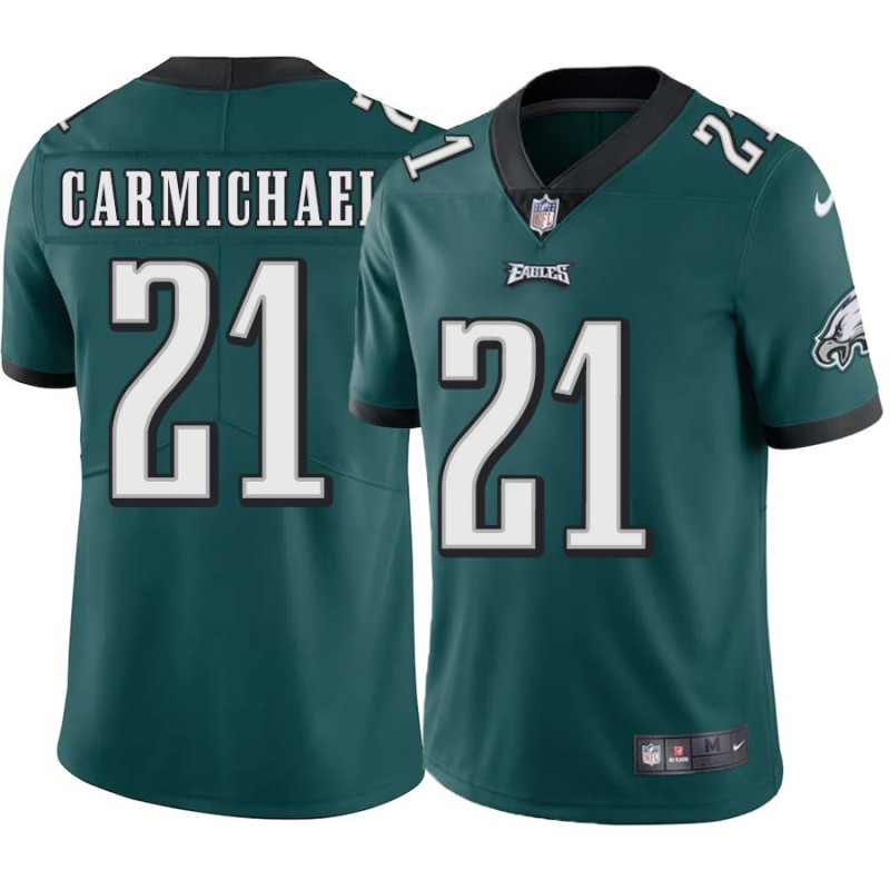 Roc Carmichael #21 Eagles Cheap Green Jersey