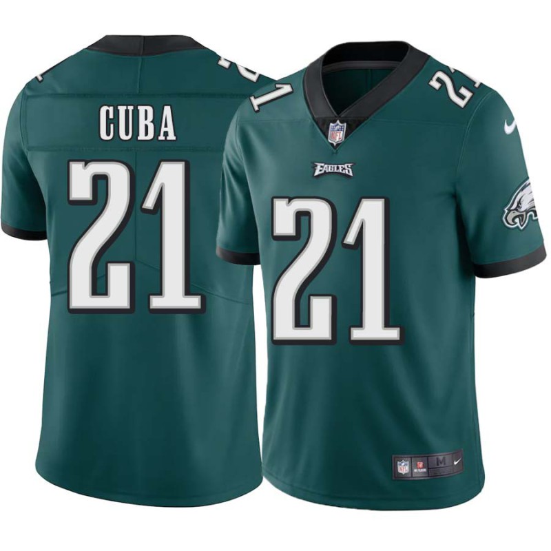 Paul Cuba #21 Eagles Cheap Green Jersey