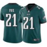 Dustin Fox #21 Eagles Cheap Green Jersey