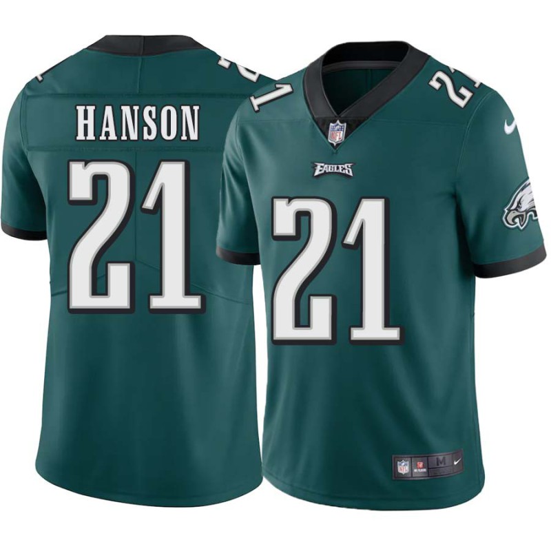 Joselio Hanson #21 Eagles Cheap Green Jersey