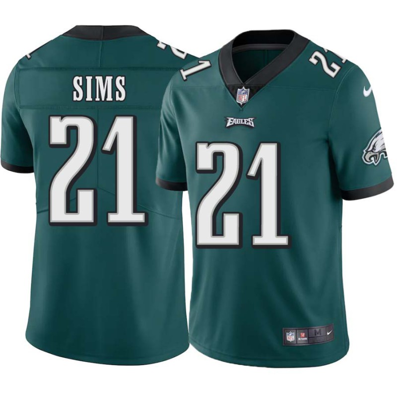 David Sims #21 Eagles Cheap Green Jersey