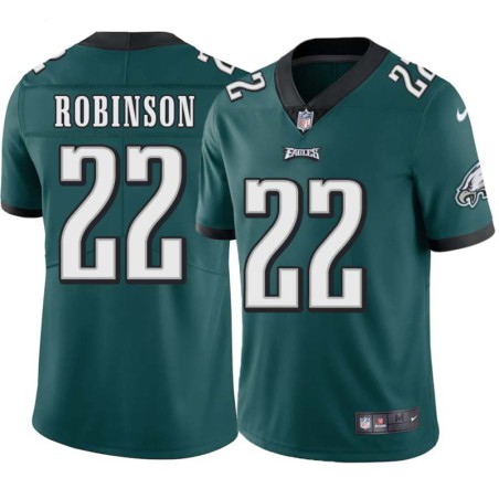 Jacque Robinson #22 Eagles Cheap Green Jersey