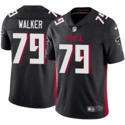 Falcons #79 Chuck Walker Football Jersey -Black