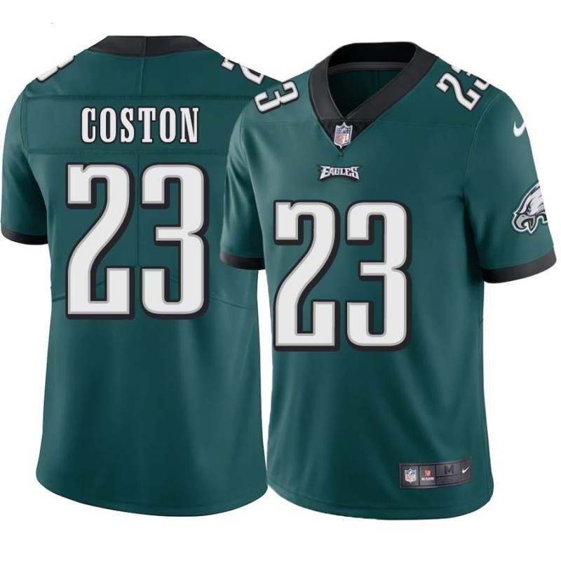 Zed Coston #23 Eagles Cheap Green Jersey