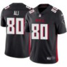 Falcons #80 Josh Ali Football Jersey -Black