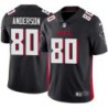 Falcons #80 Courtney Anderson Football Jersey -Black