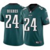 Brandon Hughes #24 Eagles Cheap Green Jersey