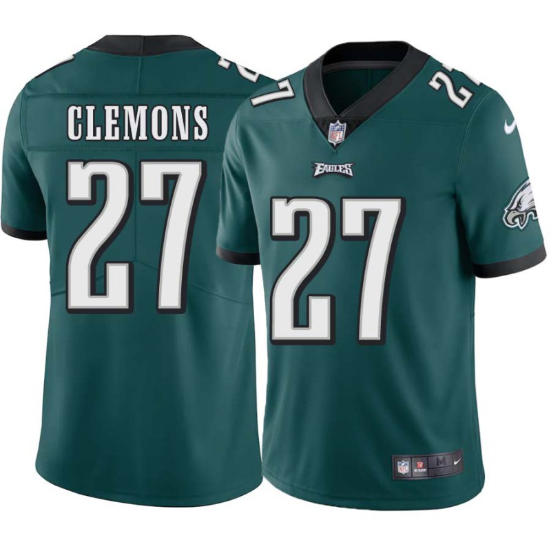 Topper Clemons #27 Eagles Cheap Green Jersey