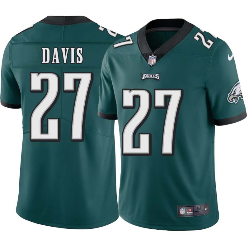 Bob Davis #27 Eagles Cheap Green Jersey