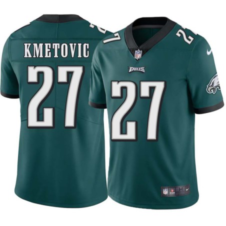 Pete Kmetovic #27 Eagles Cheap Green Jersey