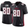 Falcons #80 Bob Long Football Jersey -Black