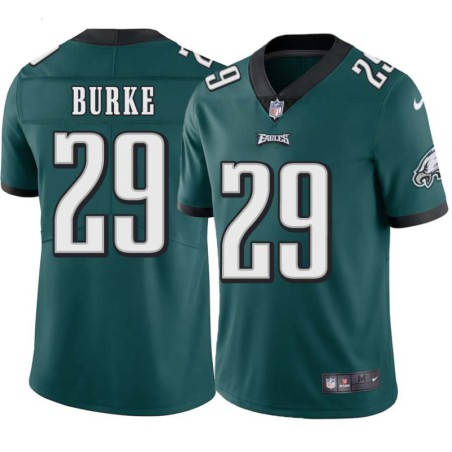 Mark Burke #29 Eagles Cheap Green Jersey