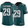 Al Latimer #29 Eagles Cheap Green Jersey