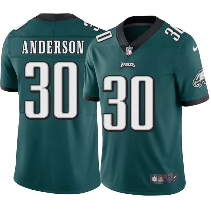 Colt Anderson #30 Eagles Cheap Green Jersey