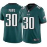 Geoffrey Pope #30 Eagles Cheap Green Jersey