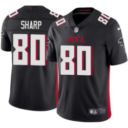 Falcons #80 Dan Sharp Football Jersey -Black