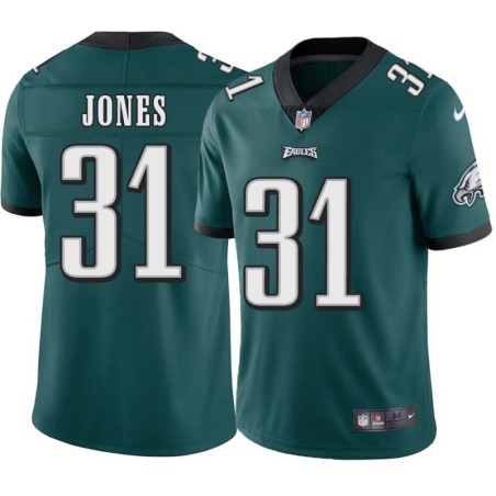 Tyrone Jones #31 Eagles Cheap Green Jersey