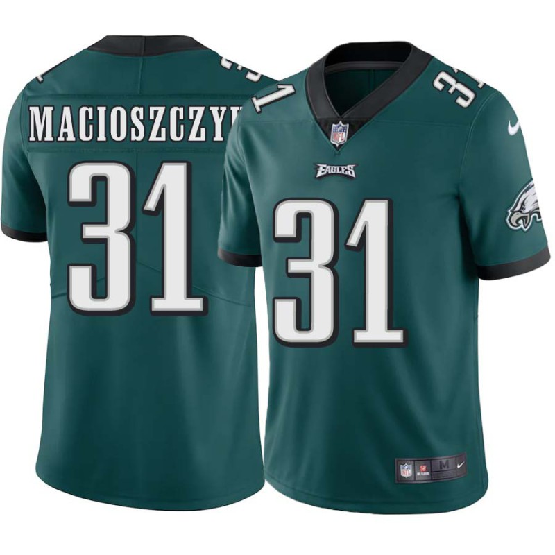 Art Macioszczyk #31 Eagles Cheap Green Jersey