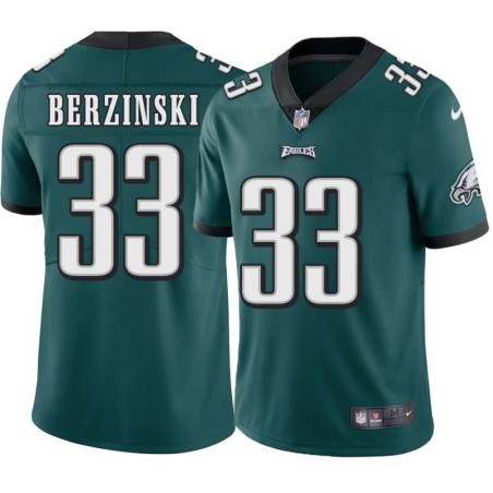 Will Berzinski #33 Eagles Cheap Green Jersey