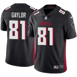 Falcons #81 Trevor Gaylor Football Jersey -Black