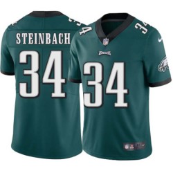 Larry Steinbach #34 Eagles Cheap Green Jersey