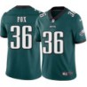 Terry Fox #36 Eagles Cheap Green Jersey