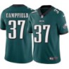 Billy Campfield #37 Eagles Cheap Green Jersey