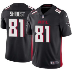 Falcons #81 James Shibest Football Jersey -Black