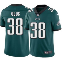 Bill Olds #38 Eagles Cheap Green Jersey