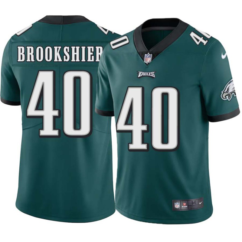 Tom Brookshier #40 Eagles Cheap Green Jersey