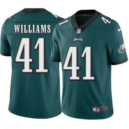 Trevor Williams #41 Eagles Cheap Green Jersey