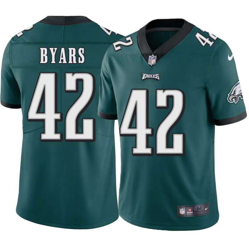 Keith Byars #42 Eagles Cheap Green Jersey