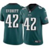 Eric Everett #42 Eagles Cheap Green Jersey