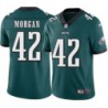 Dennis Morgan #42 Eagles Cheap Green Jersey