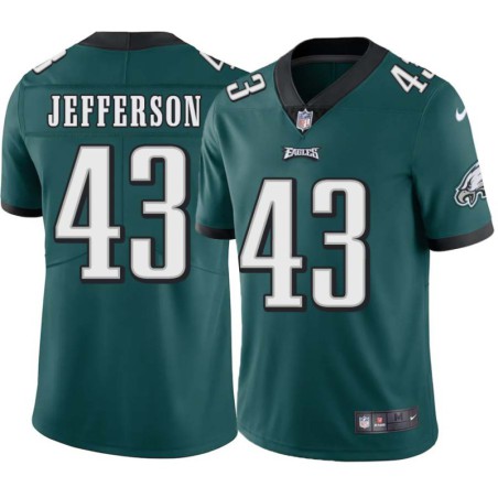 Billy Jefferson #43 Eagles Cheap Green Jersey