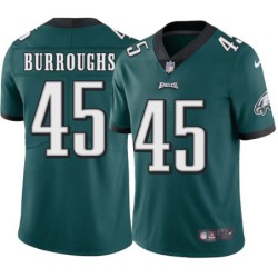 Don Burroughs #45 Eagles Cheap Green Jersey