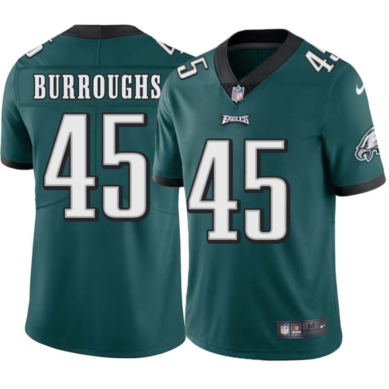 Don Burroughs #45 Eagles Cheap Green Jersey