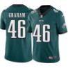 Jaeden Graham #46 Eagles Cheap Green Jersey